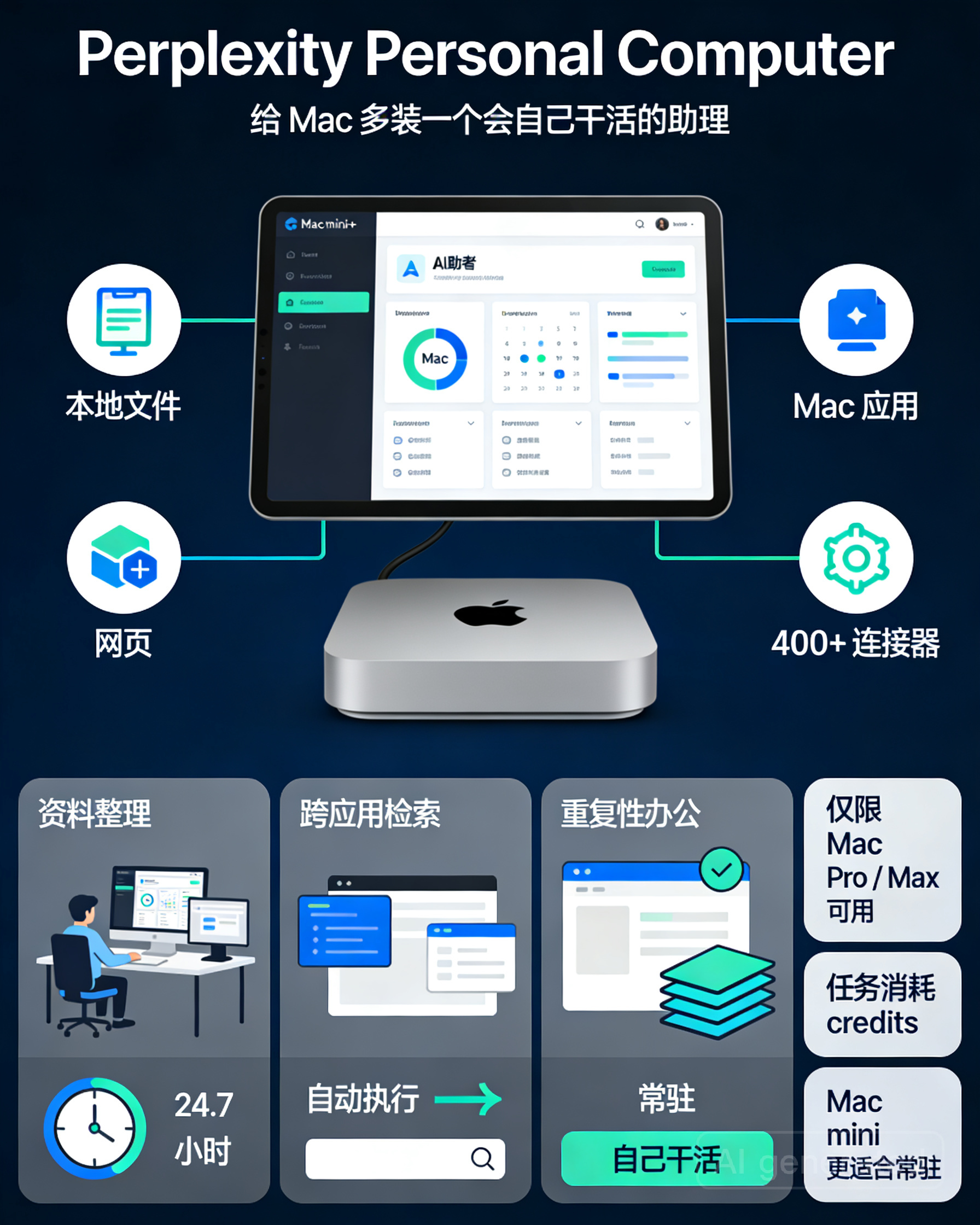 Perplexity Personal Computer for Mac：把 AI 代理变成常驻电脑助手